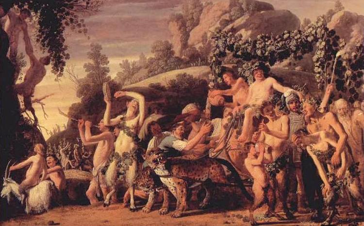 MOEYAERT, Claes Cornelisz. Triumph of Bacchus ga France oil painting art
